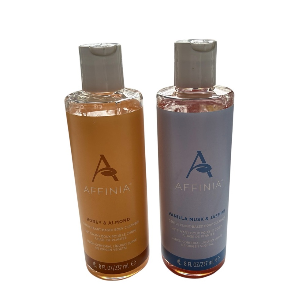 Melaleuca Affinia Body Cleansers Honey Almond/Vanilla Musk Jasmine NEW SEALED